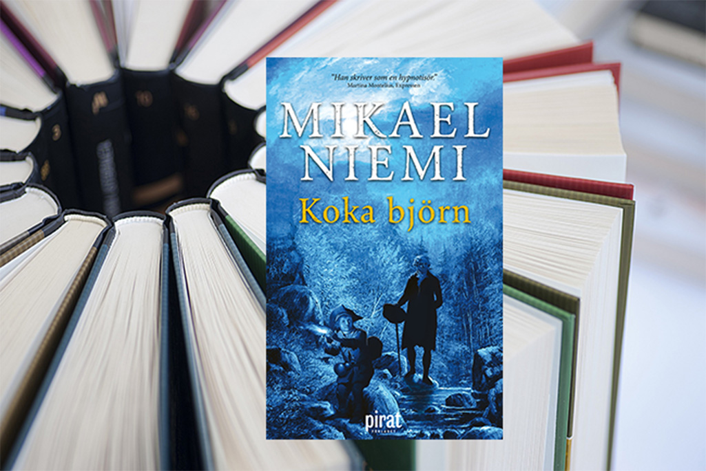 Bild på omslaget till boken Koka Björn skriven av Mikael Niemi.