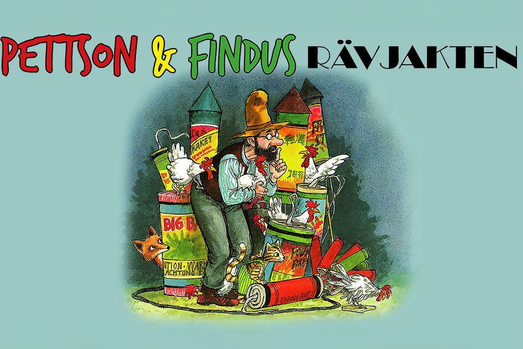 Originalbild som illustrerar berättelsen om Pettson och Findus. Foto: Sven Nordvist