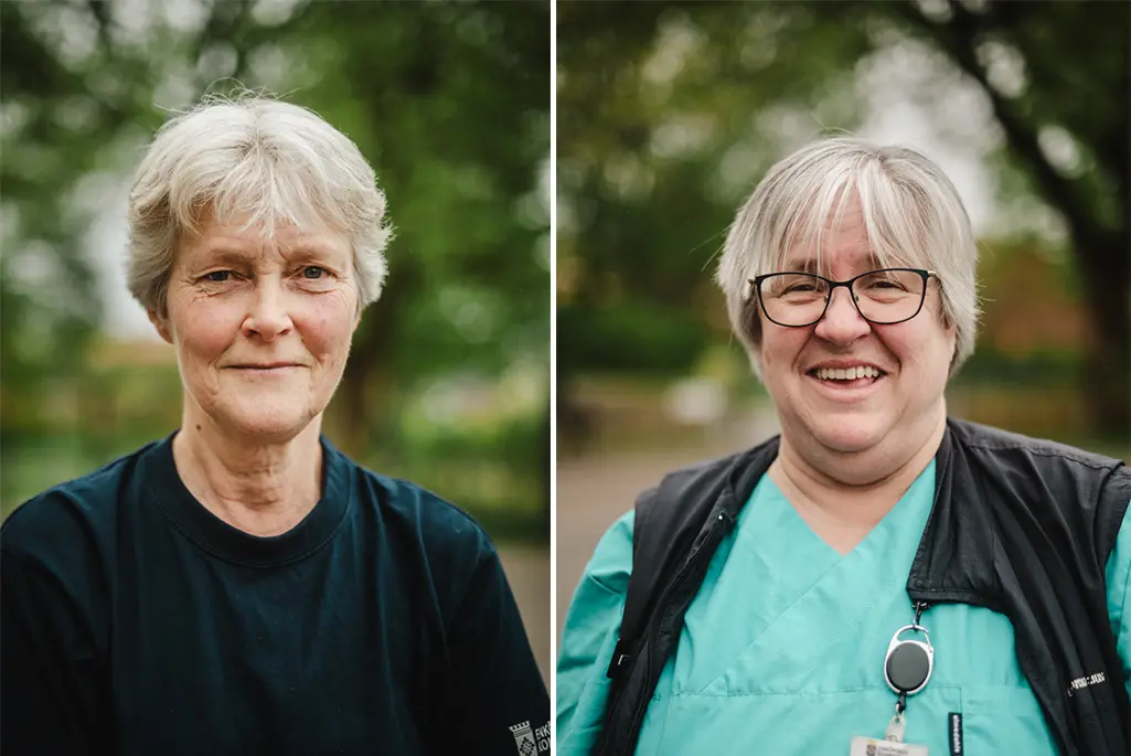 Agneta och Inga-Maj har jobbat länge i hemtjänsten.