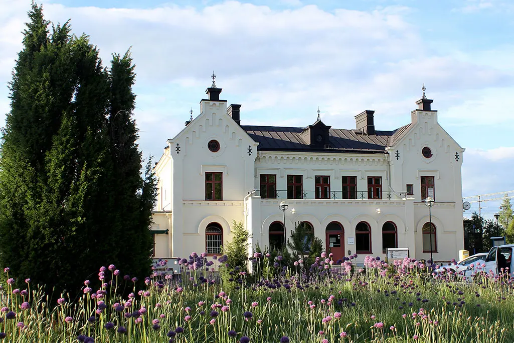 Järnvägsstationen i Enköping, bild.